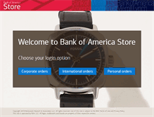 Tablet Screenshot of bankofamericastore.com